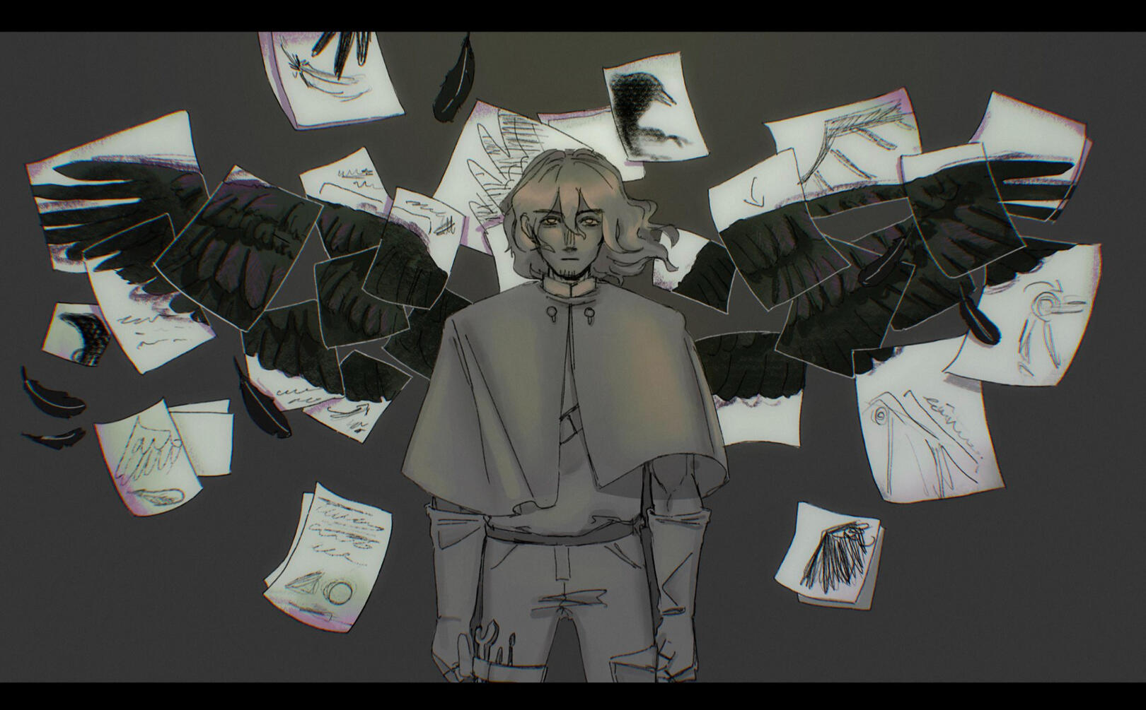 Not recent - Half body + background + full rendered