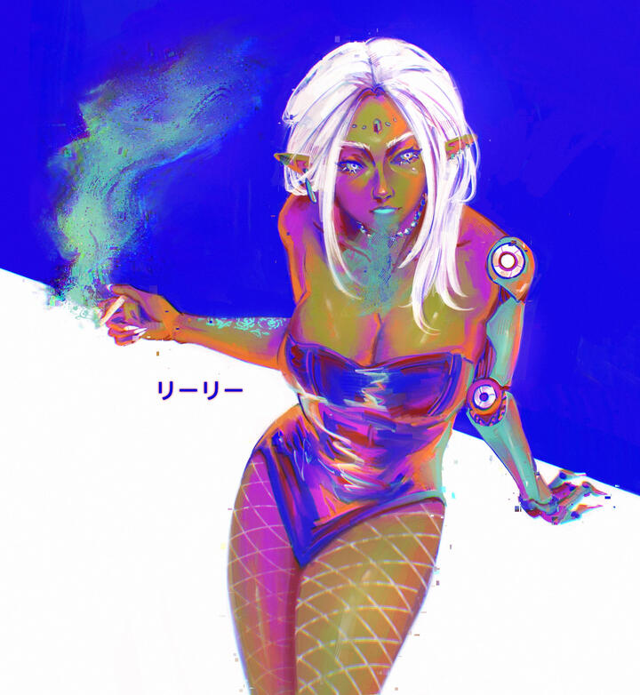 Fully rendered - Halfbody