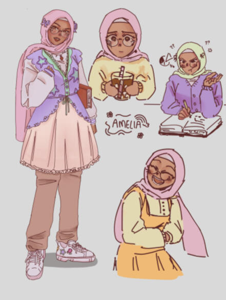 Not recent - Half body + background + full rendered